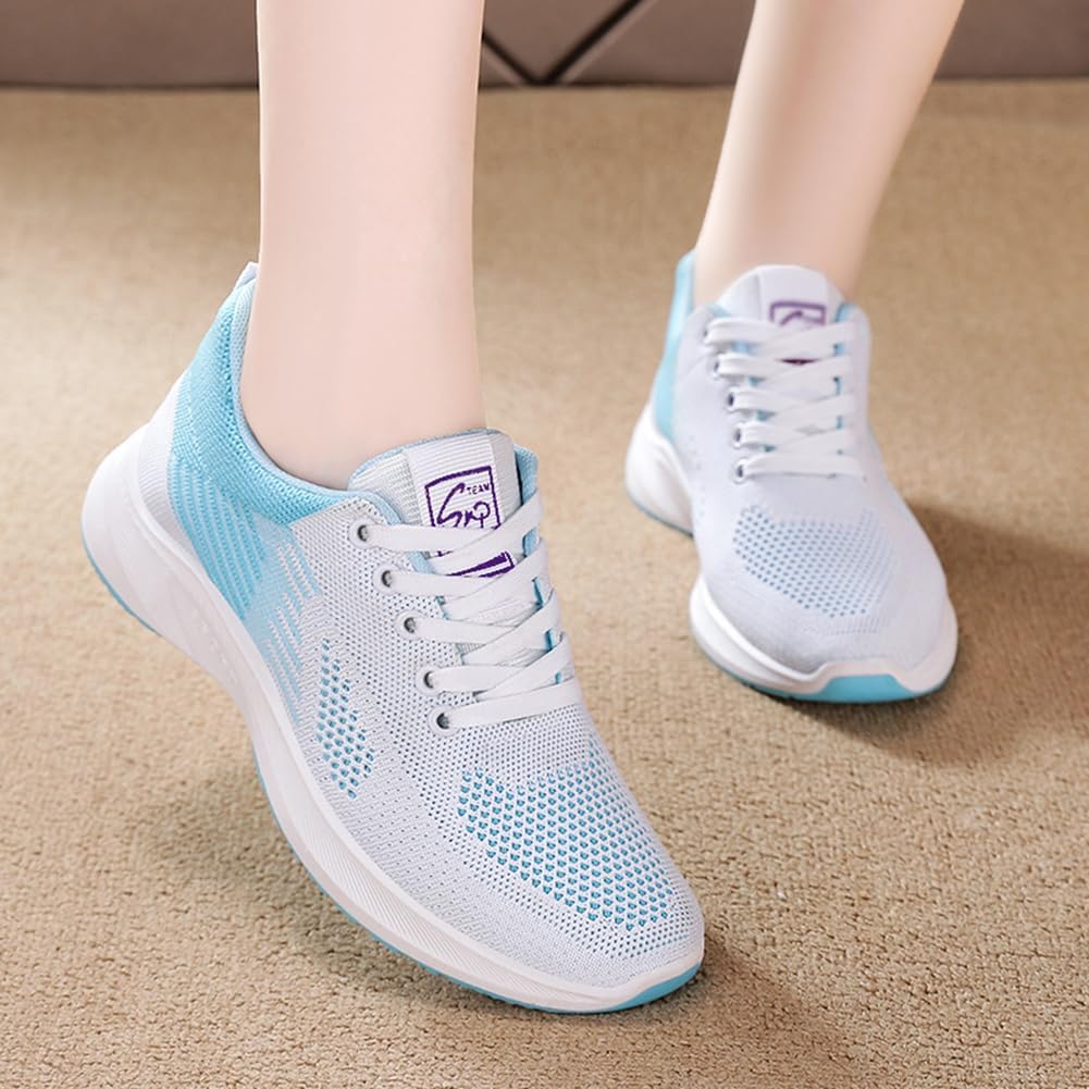 Padgene Womens Sneakers Lightweight Tennis Walking Shoes Sports Running Shoes for Woman Mesh Breathable Gym Fashion Sneakers Athletic Comfortable Casual - Image 3