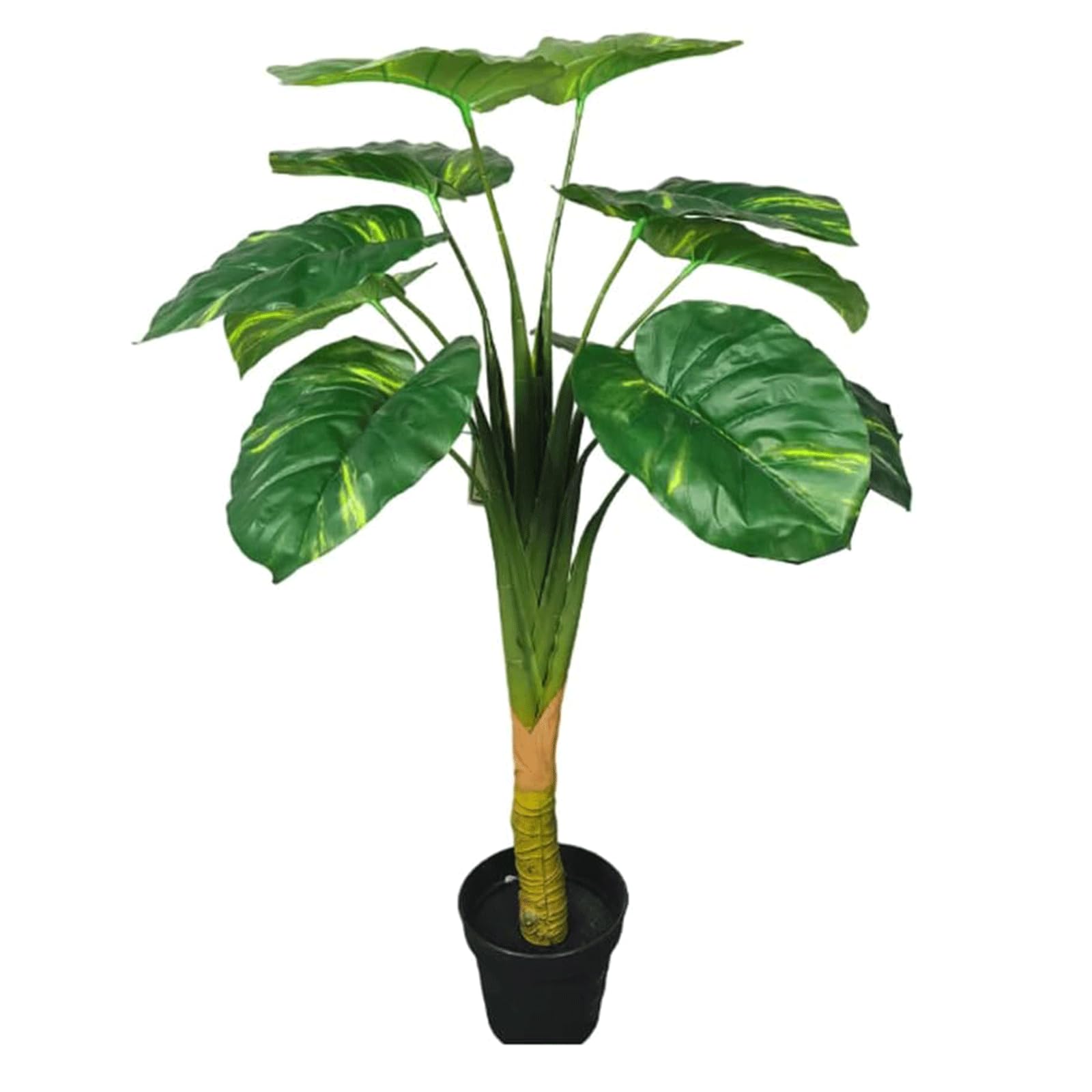 GLJTUO fake tree 120cm/3.9ft Artificial Trees Green Realistic Fake Tree Simulation Tree For Indoor And Outdoor Artificial Plant Decoration Realistic Design