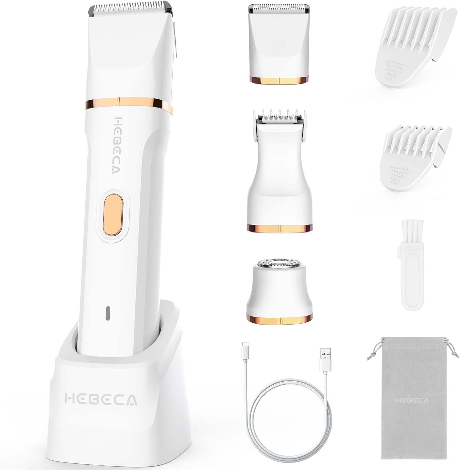 Bikini Trimmer for Women, 3in1 Electric Razor for Women with Facial Trimmers & Intimate Shaver for Sensitive Skin, Waterproof Wet & Dry Use Rechargeable Pubic Hair Trimmer Removal Bikini Trimmer for Women, 3in1 Electric Razor for Women with Facial Trimmers & Intimate Shaver for Sensitive Skin, Waterproof Wet & Dry Use Rechargeable Pubic Hair Trimmer Removal