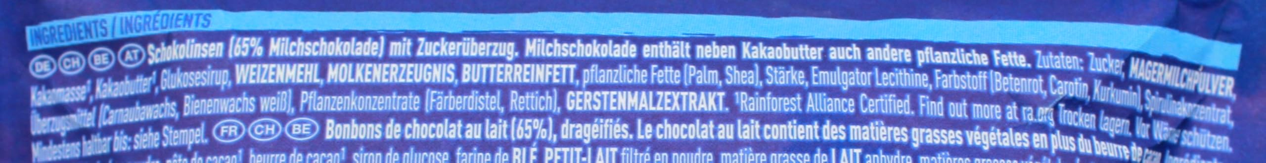 SMARTIES Mini Mix-in, kleine knusprige Pastillen mit dem guten Geschmack von Milchschokolade, 16er Pack (16 x 500g)