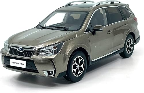 PAUDIMODEL Subaru Forester - Minicar de vehículo fundido a presión a escala 118 para colección dorado