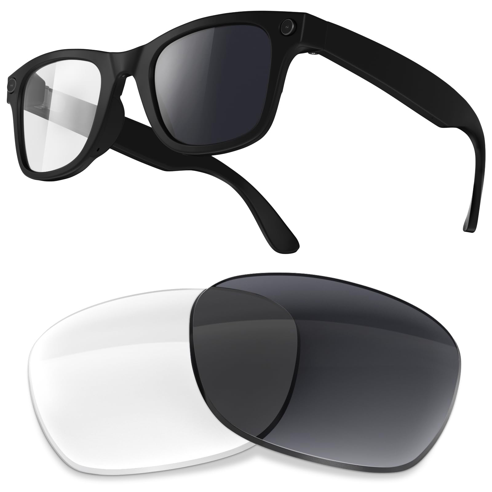 Replacement Lenses Compatible with Ray-Ban Meta Wayfarer RW4006 50MM Smart Glasses