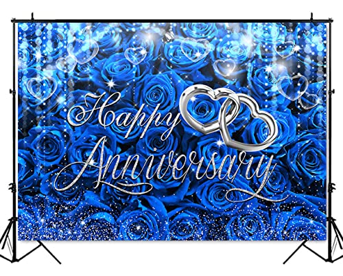 Fondo fotográfico Mocsicka Happy Anniversary 82x60 pulgadas miniatura 3