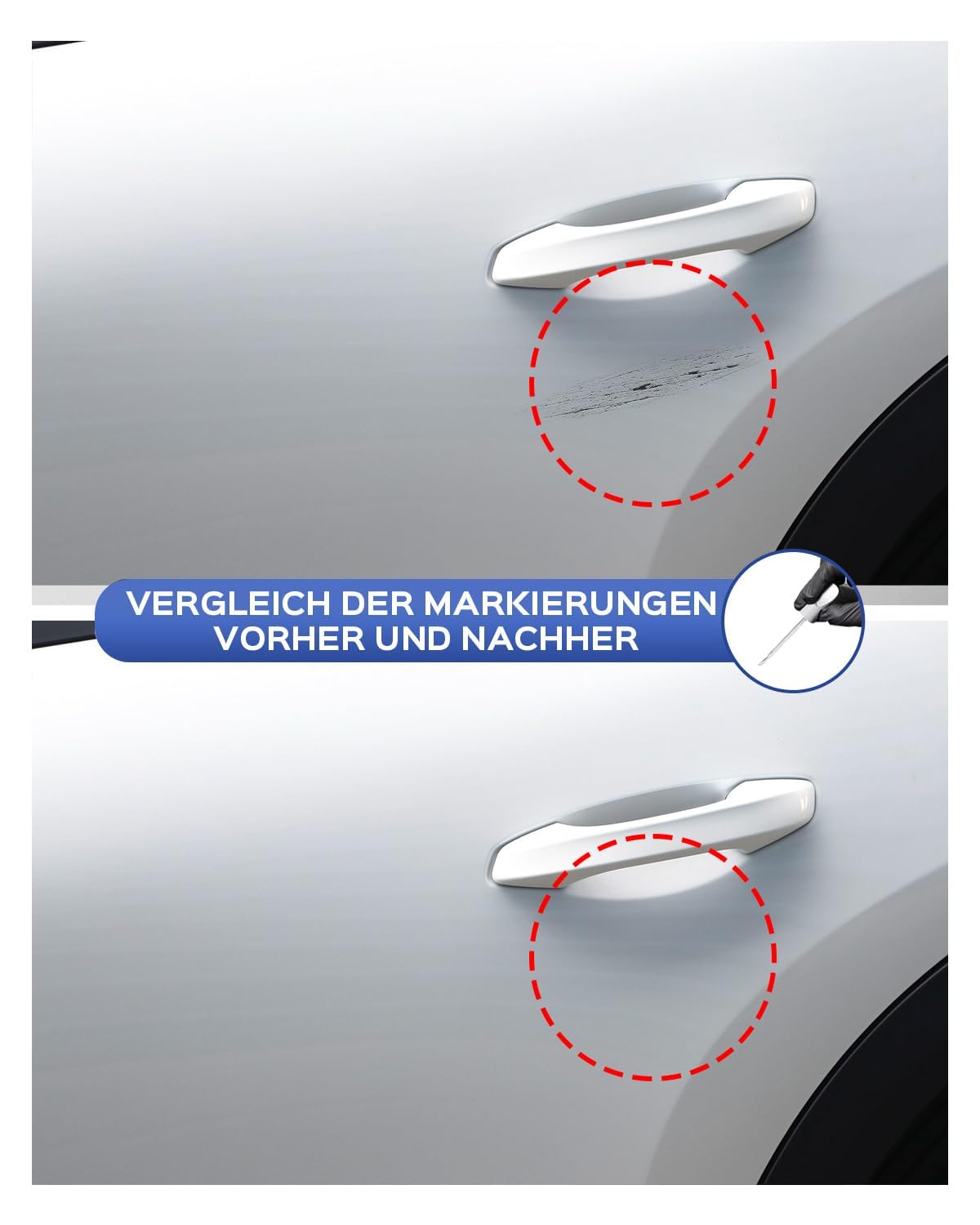 Citroen KWE Blanc Nacre Pearl White Vernice per Ritocchi Corrispondenza Esatta Riparazione Graffi Scheggiature