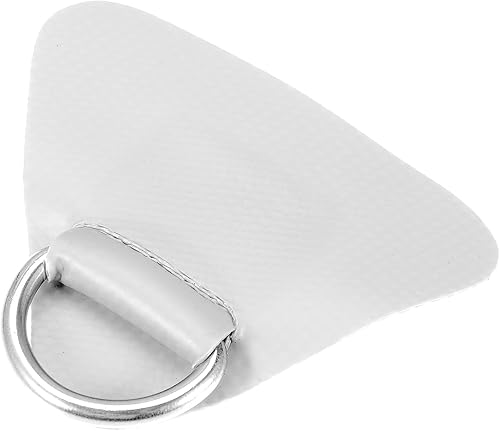 Miniatura 5 de X AUTOHAUX 4 Pcs D Ring Patch PVC Stainless Steel Triangle Shape D Ring Pad for Inflatable Boat Kayak Canoe Deck