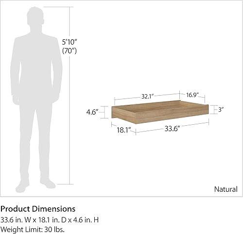 Miniatura 3 de Little Seeds Shiloh - Mantel para cambiador, natural