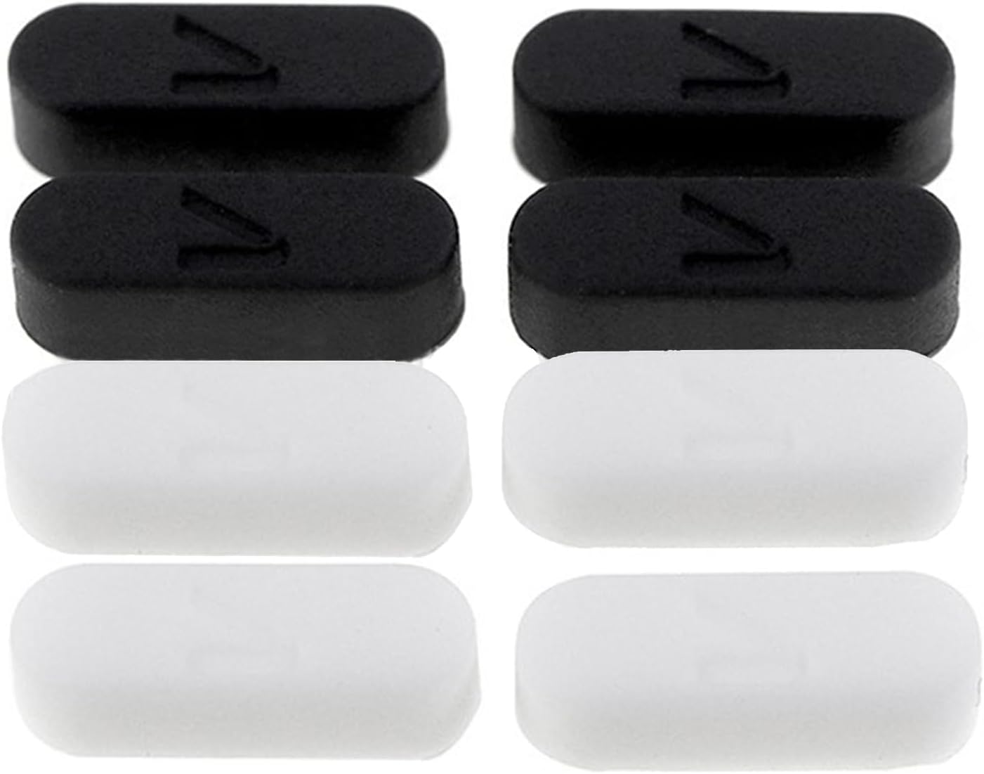 4 Pcs Rubber Feet Anti-Slip Slim Housing Protective Cover for XB 360/XB One/XB Series S X Console Shock Absorbing Foot Cover Mat XB 360/XB One/XB Series S X