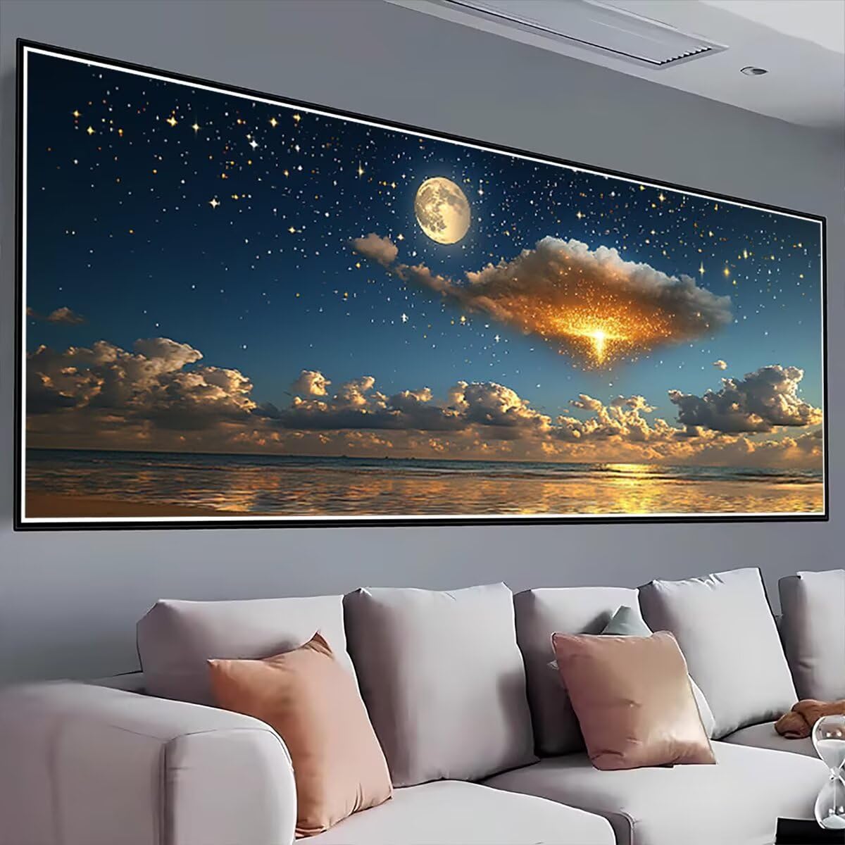 Diamond Painting Adulti, Diamond Painting Starry Night 50x130cm, -1812