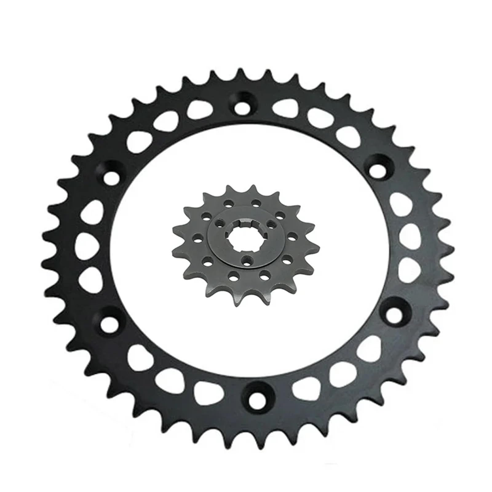 Piñón de transmisión para Suzuki DR600 SN41A 1985-1989 DR650 SP43/44B 1990-1995 SP600 F 1985 DR SP 600 650 Piñón Y Corona para Motocicleta (CNC) 520,16T 42T (Delantero Trasero)(16T 42T)