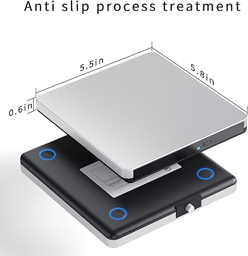 Miniatura 4 de Dainty Externo compatible con Bluray Drive Compatible con lectura DVD CD BD Drive, adecuado para USB 3.0 y puerto tipo C, Windows XP/7/8/10/11MacOS