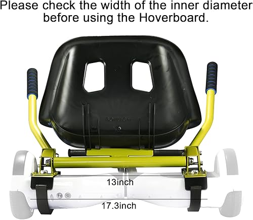 Miniatura 8 de Accesorio de asiento para aeropatineta para aeropatineta de 6.5 a 10 pulgadas, kit de conversión de buggy go kart, accesorio para scooter de