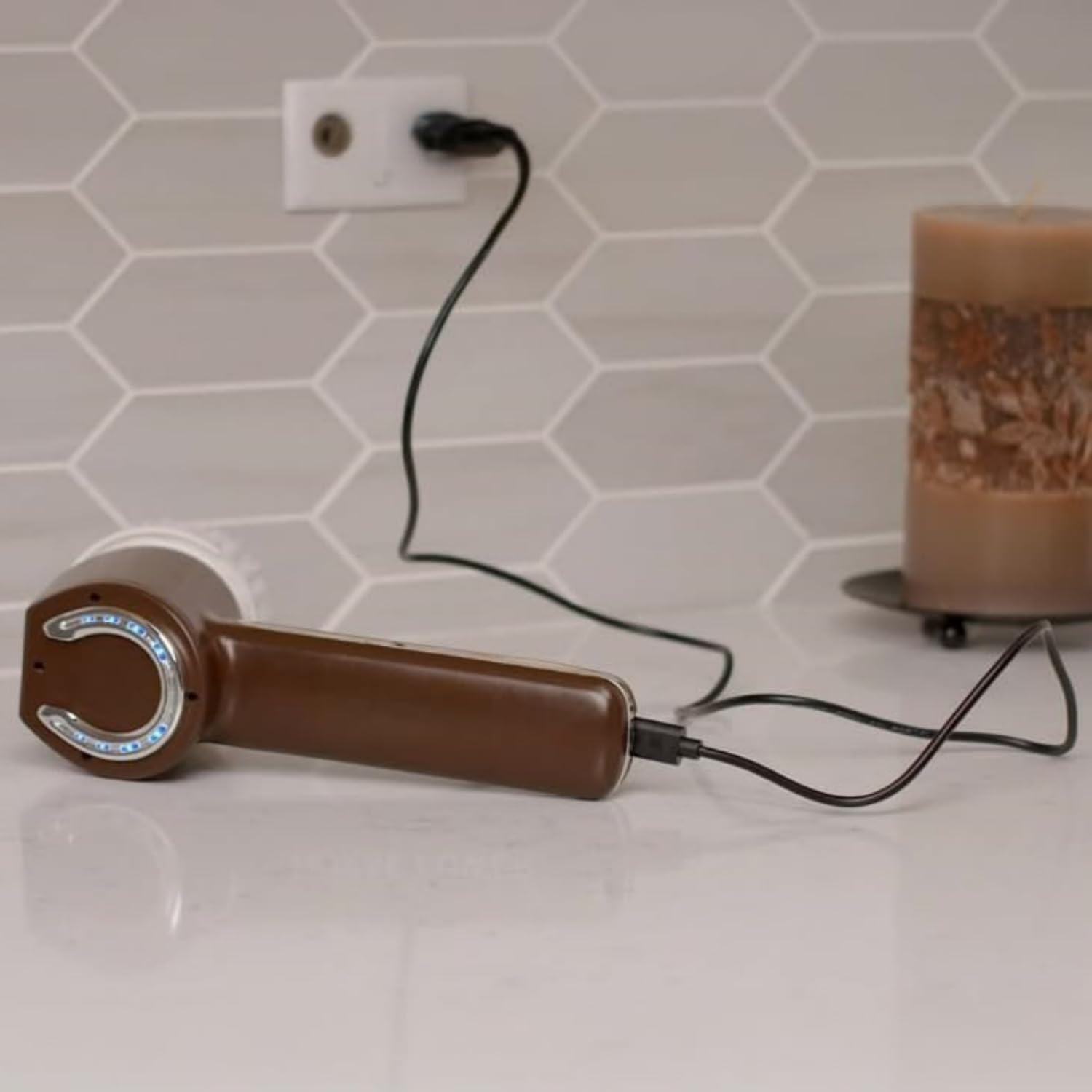 Horsepower - Cepillo de limpieza eléctrico inalámbrico con 2000 mAh, 5 cabezales para baño, cocina, coche y limpieza de juntas