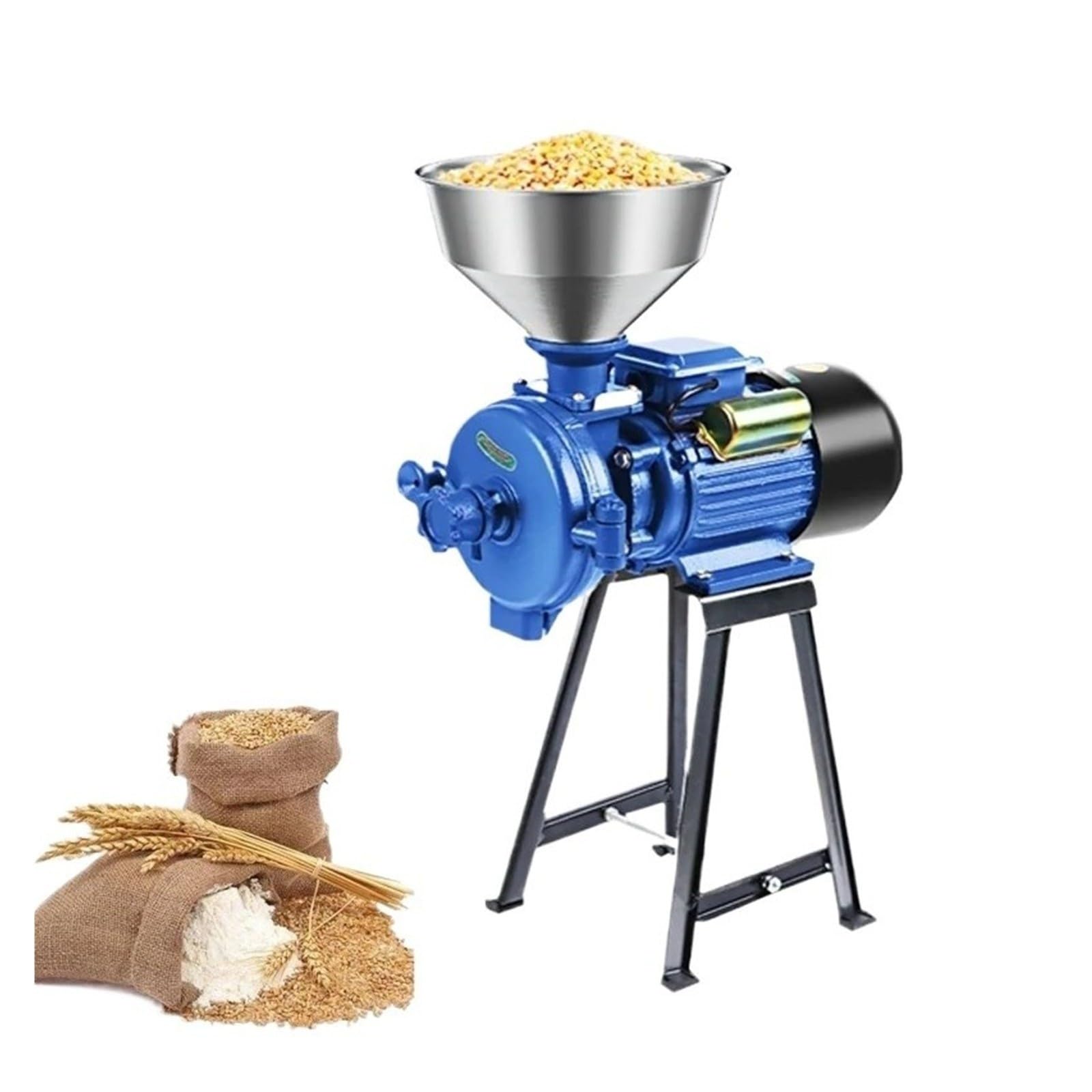 Macchina elettrica per il mais, smerigliatrice per cereali, secchi, frumento,Polverizzazione fine