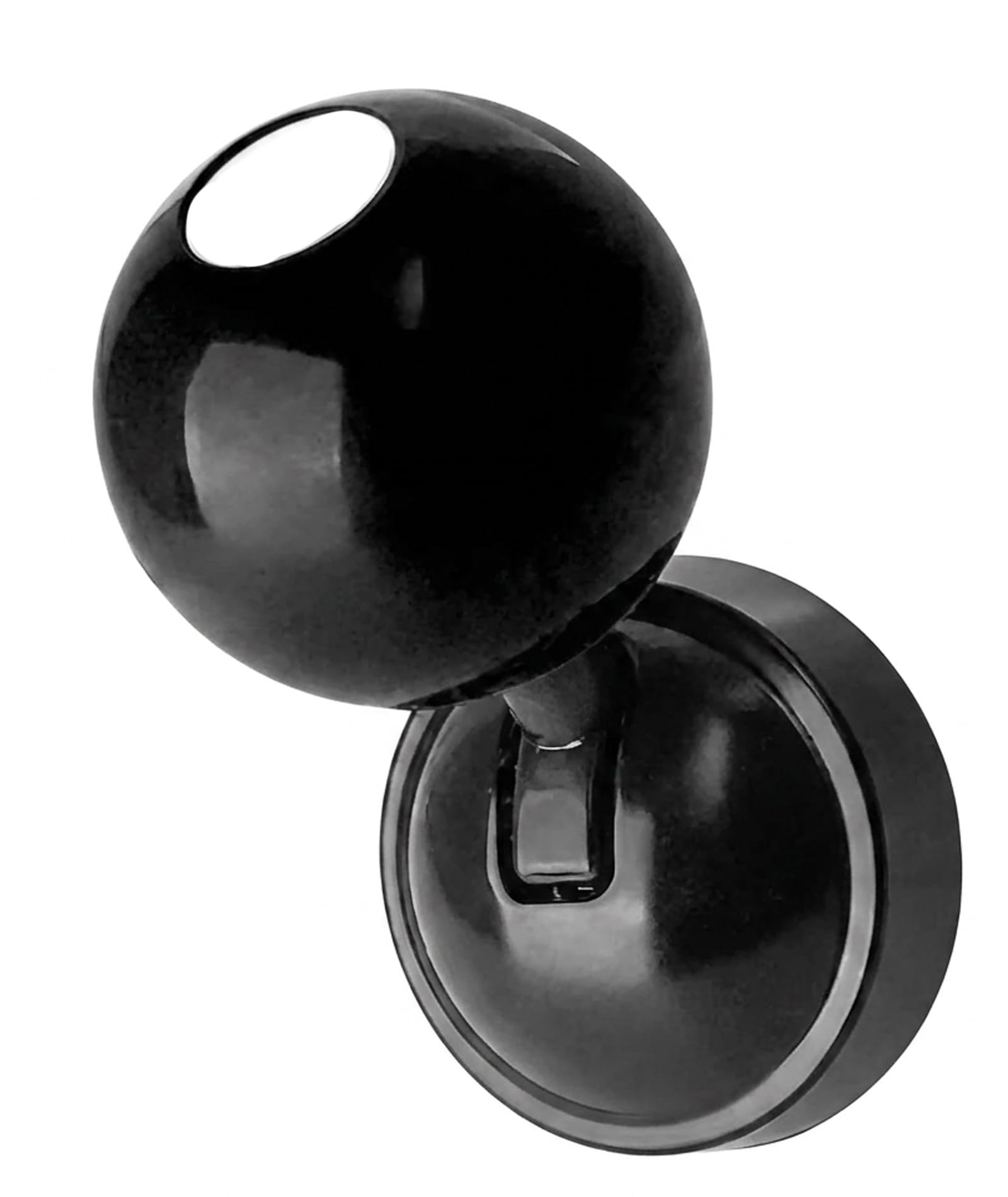 Car Push Start Button Cover, Car Start Stop Button Cover, Engine Start Stop Button Protector, Engine Start Stop Button Cover, Metal Base with ABS Ball Head Design in Black Finish-image-40