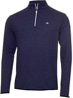 Mens 2026 Striped Sleeves Newport 1/4 Zip Sweater