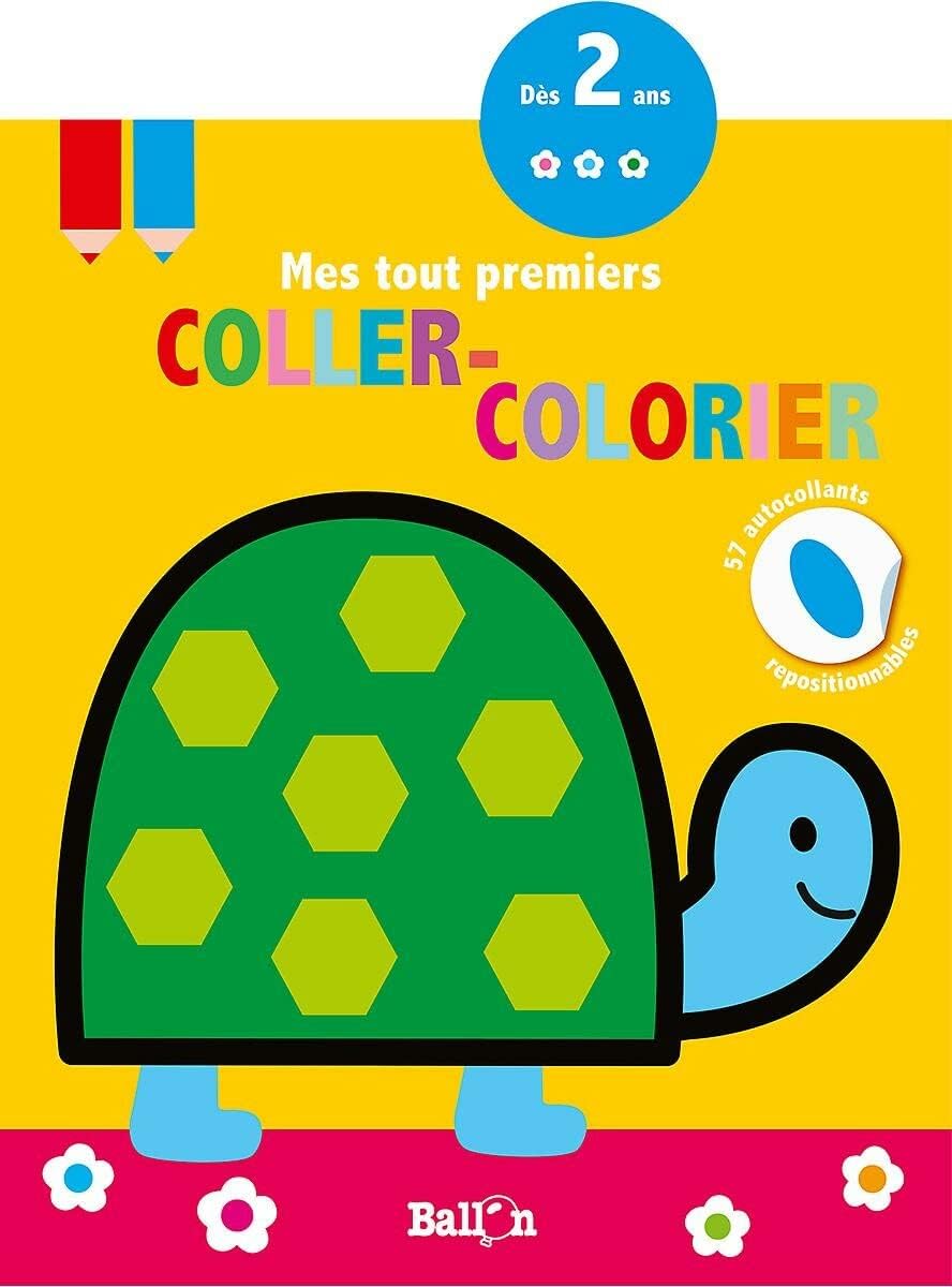Coller-colorier : Tortue