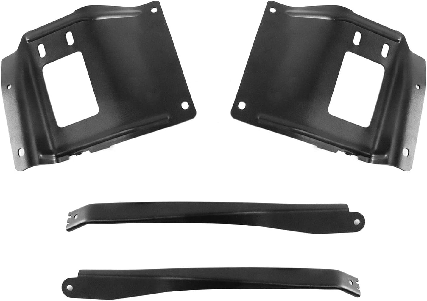 Bumper Bracket Set Front Left and Right Compatible with 2005 2006 2007 F-ord F250 F350 F450 F550 Super Duty / 2005 F-ord Excursion Front Driver and Passenger Bumper Brackets 4PCS