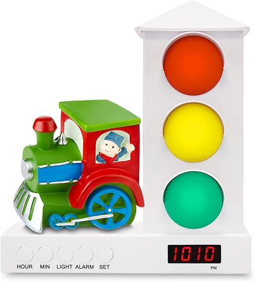 It's About Time Stoplight Sleep Enhancing Alarm Clock for