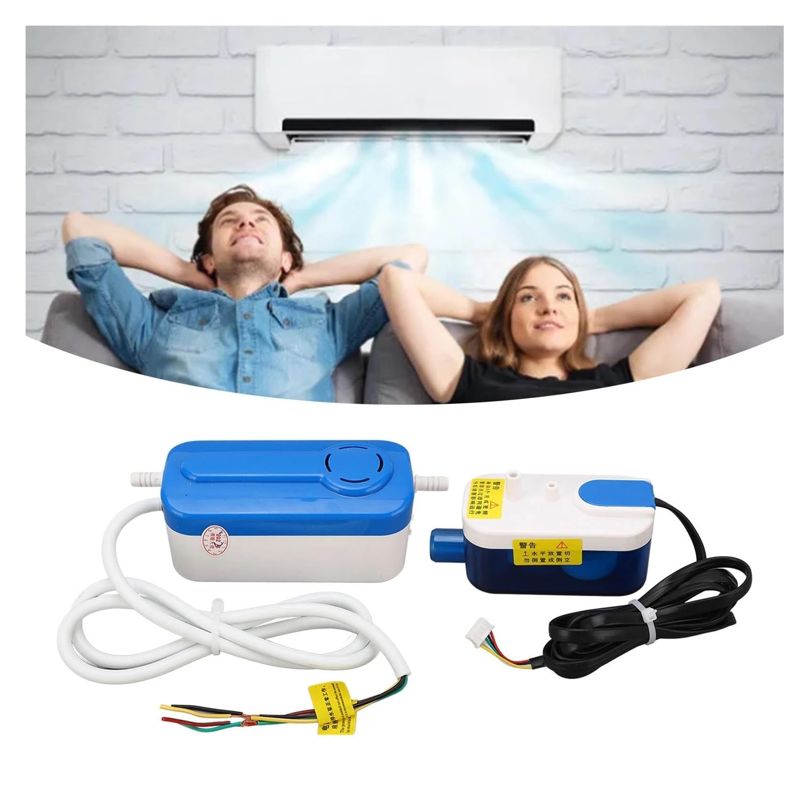 Pompa condensa automatica for condizionatore d'aria Pompa condensa HVAC Scarico automatico portatile diviso for condizionatore d'aria AC110‑240V