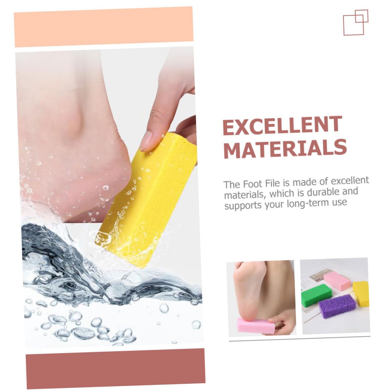 FRCOLOR 30pezzi Pietre Pumice Per Piedi Rimuovi La Morta e Scrub Per Pedicure Strumento Esfoliante Ergonomico