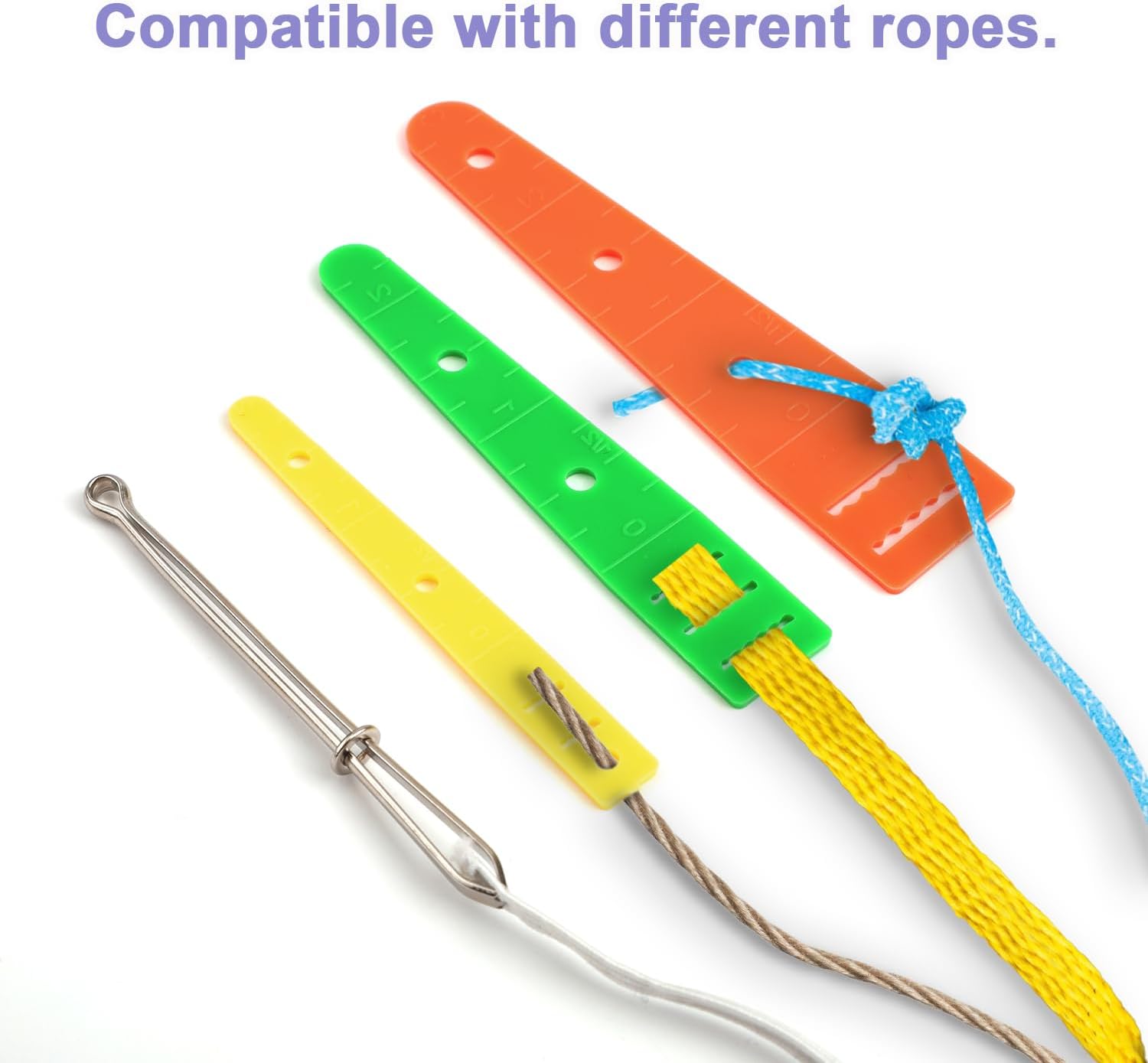 XIHIRCD Quick Turn Fabric Set, Versatile Fabric Tube Turners for Sewing Drawstring Threader Tool Fabric Turning Tube Assorted Sizes Fast Turn Sewing Tool for Crafts DIY Knitting Handmade