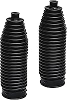 Vista 1 de Detroit Axle - Botas para Chevy Silverado GMC Sierra Yukon XL Suburban 1500 Avalanche Dodge Ram 2500 3500 Challenger 2pc Rack y Piñón Tie Rod Botas