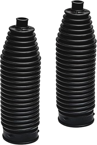 Detroit Axle - Botas para Chevy Silverado GMC Sierra Yukon XL Suburban 1500 Avalanche Dodge Ram 2500 3500 Challenger 2pc Rack y Piñón Tie Rod Botas