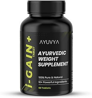 i-Gain+ | Ayurvedic Weight Supplement | Powerful Herbs Helps In Improving Appetite & Nutrient Absorption | 90 Tablets | As Seen On Shark Tank