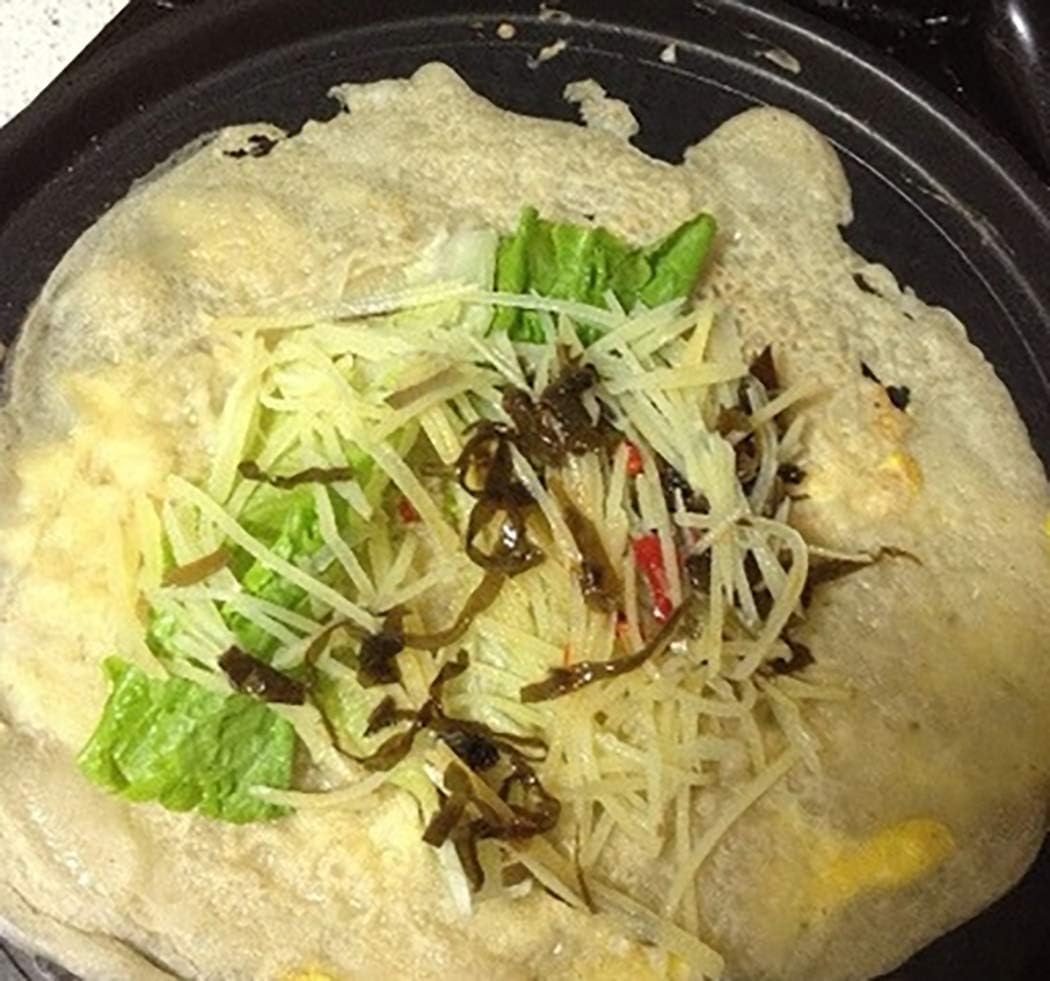 30CM black cast iron thickened non-stick pancake pan for household use gas (size: 11.9 inches long x 1.5 inches high)