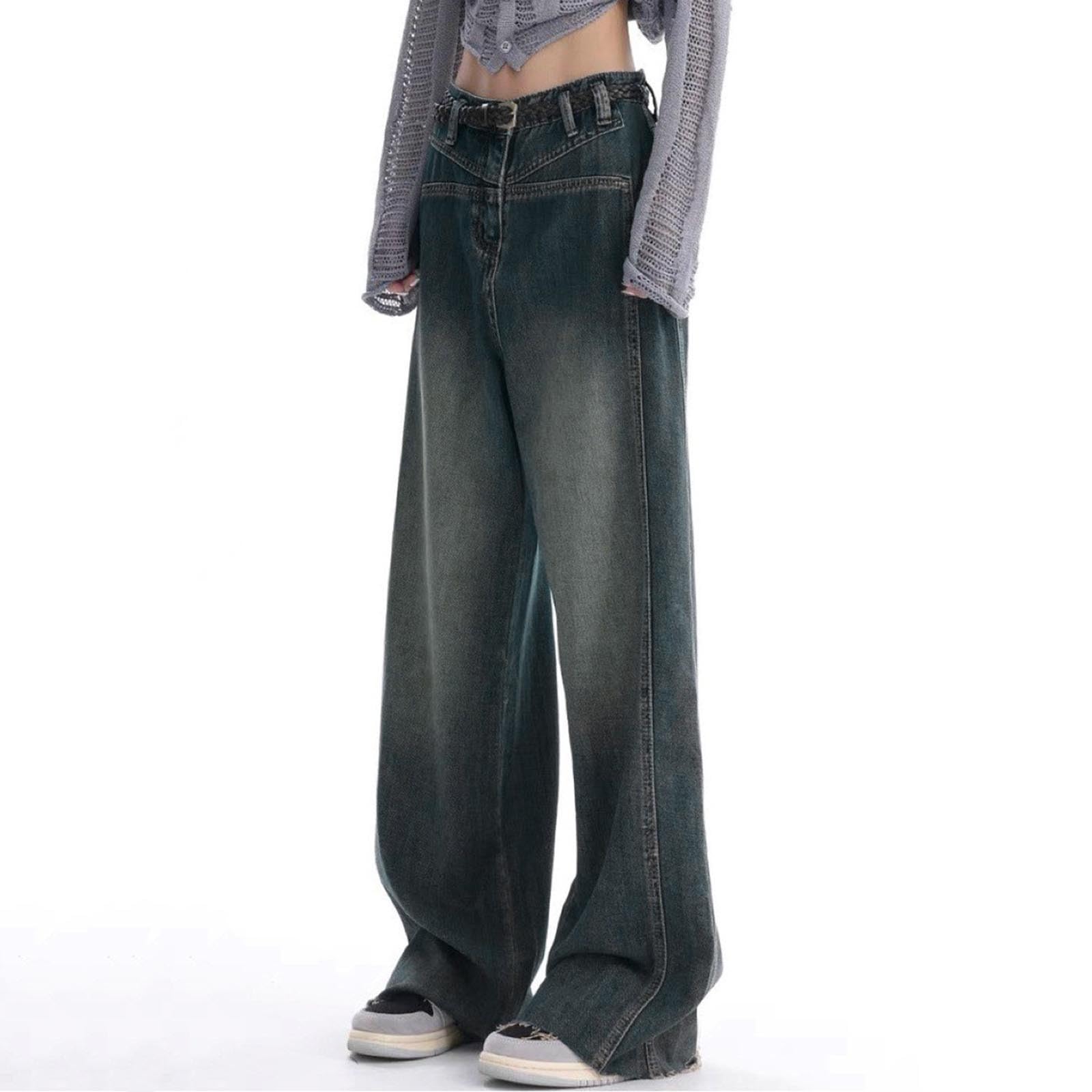 Pantalones Mujer Rotos Tiro Micro Pantalones Pequeños Mostrar De Talle Pantalones Jeans Pantalones Mujer Rotos Talle