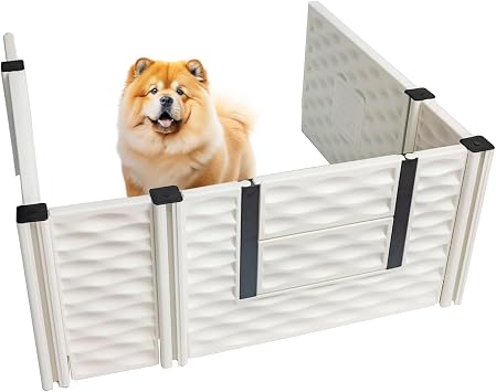 EZclassic 3-Wall Add-On Extension for Dog Whelping Box, 38"x38" | Add-on room for EZclassic whelping boxes with snap-together panels for extra potty, play or resting space for growing litters