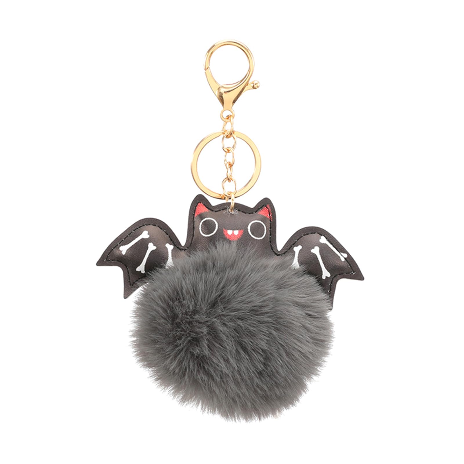 Kakasea Women's Black Bat Keychain Keyring Keychain Charm Handbag Favor Bat Keychain Keychain Bat Keychain Charm,