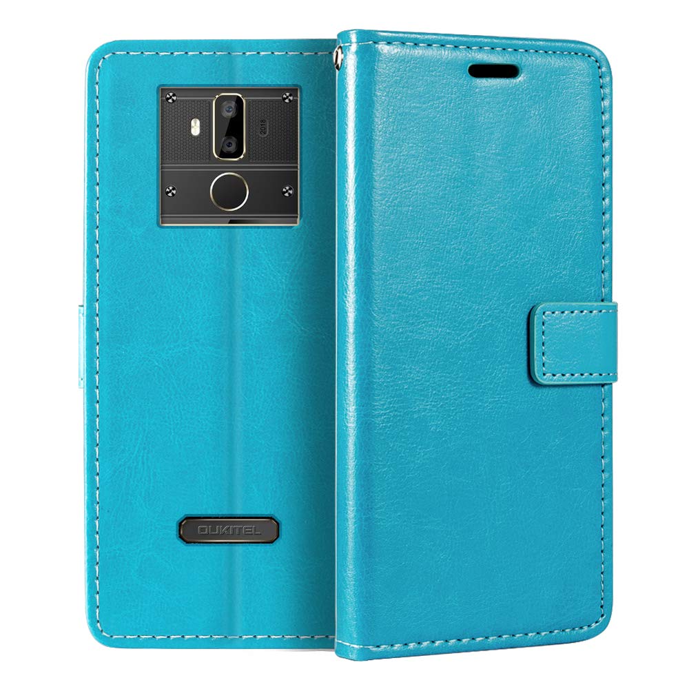 Oukitel K7 Wallet Case, Premium PU Leather Magnetic Flip Case Cover with Card Holder and Kickstand for Oukitel K7 Pro