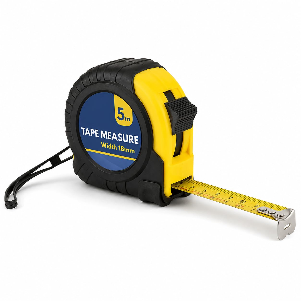 5m x 18mm Self-Locking Retractable Tape Measure