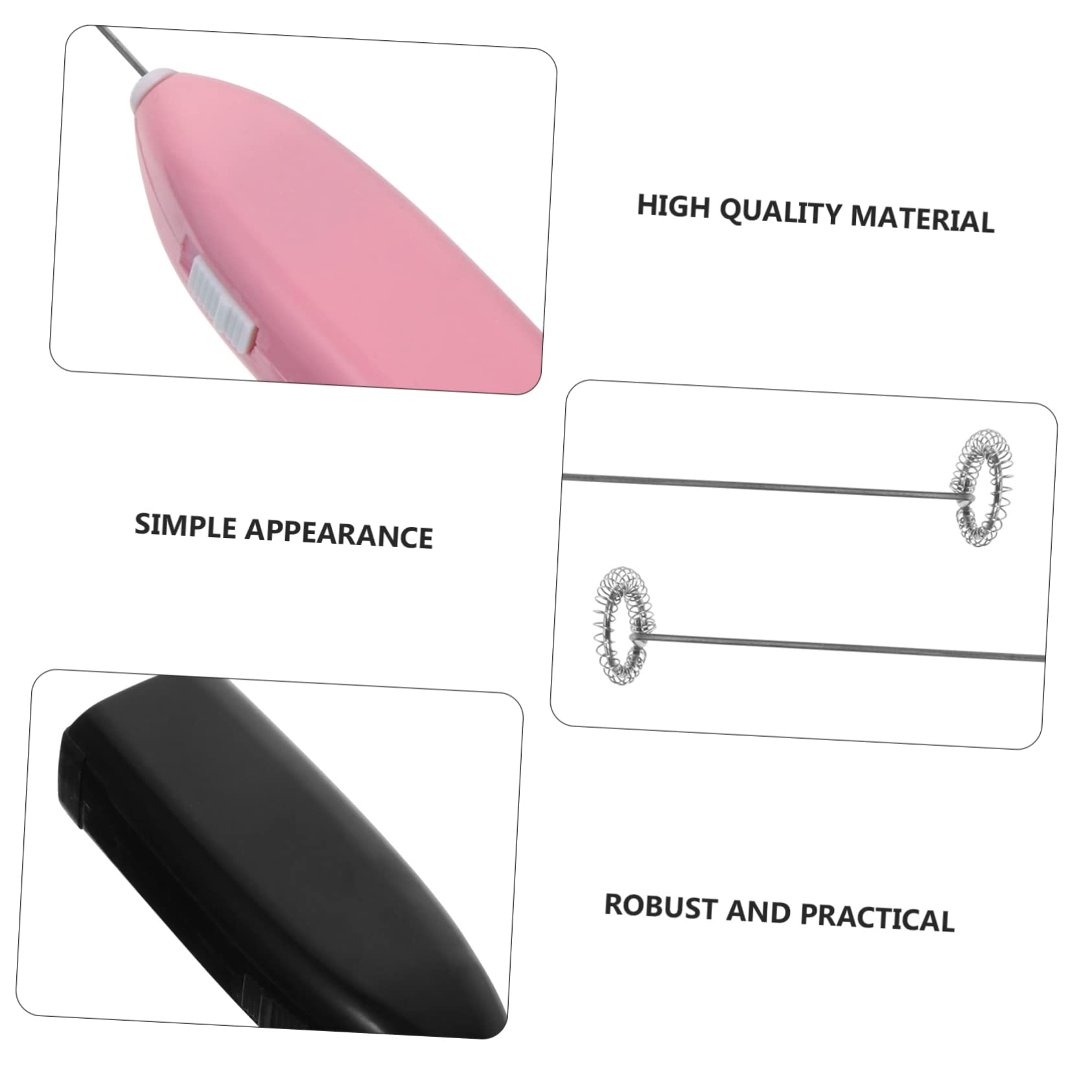 OUNONA 3 Pcs Epoxy Mixer Hand Held Blender Stick Electric Tumbler Mixer Handheld Blenders Mini Electric Whisk Epoxy Tumbler Mixing Blender Handheld Drink Mixer Blender Portable Plastic