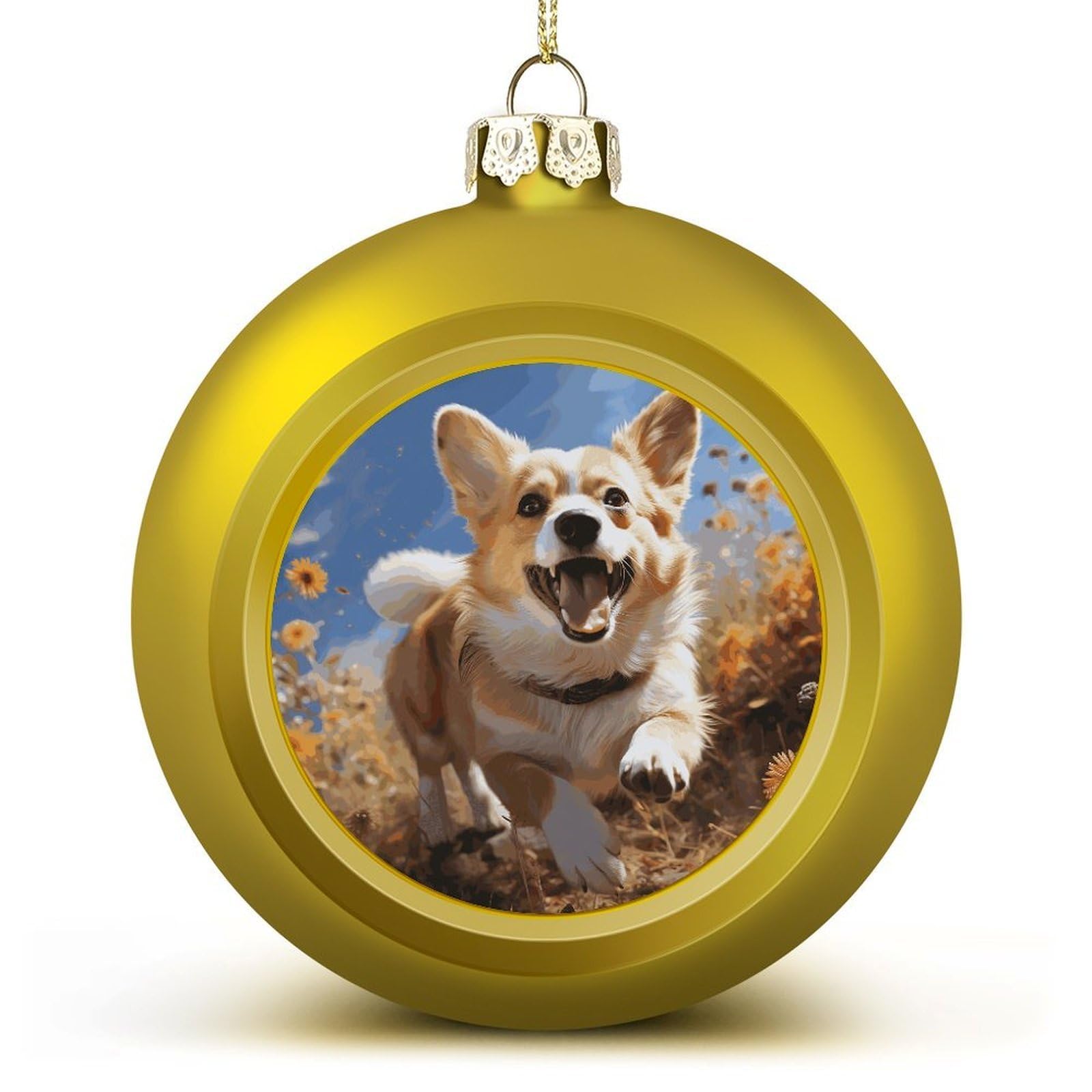 Boules de Noël Corgi pour décorer le sapin du salon en famille