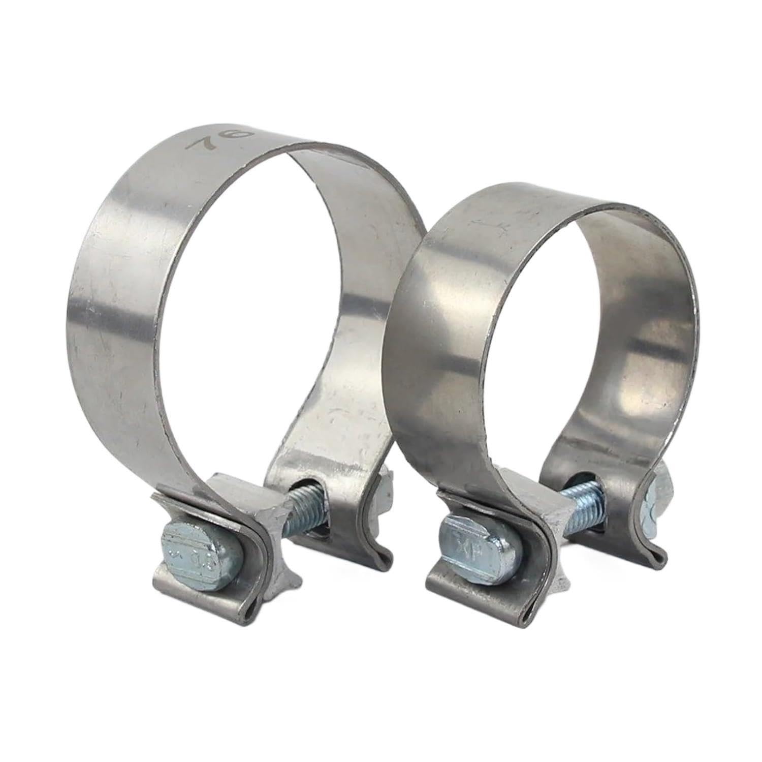 Collier de serrage for tuyau d'échappement en acier inoxydable