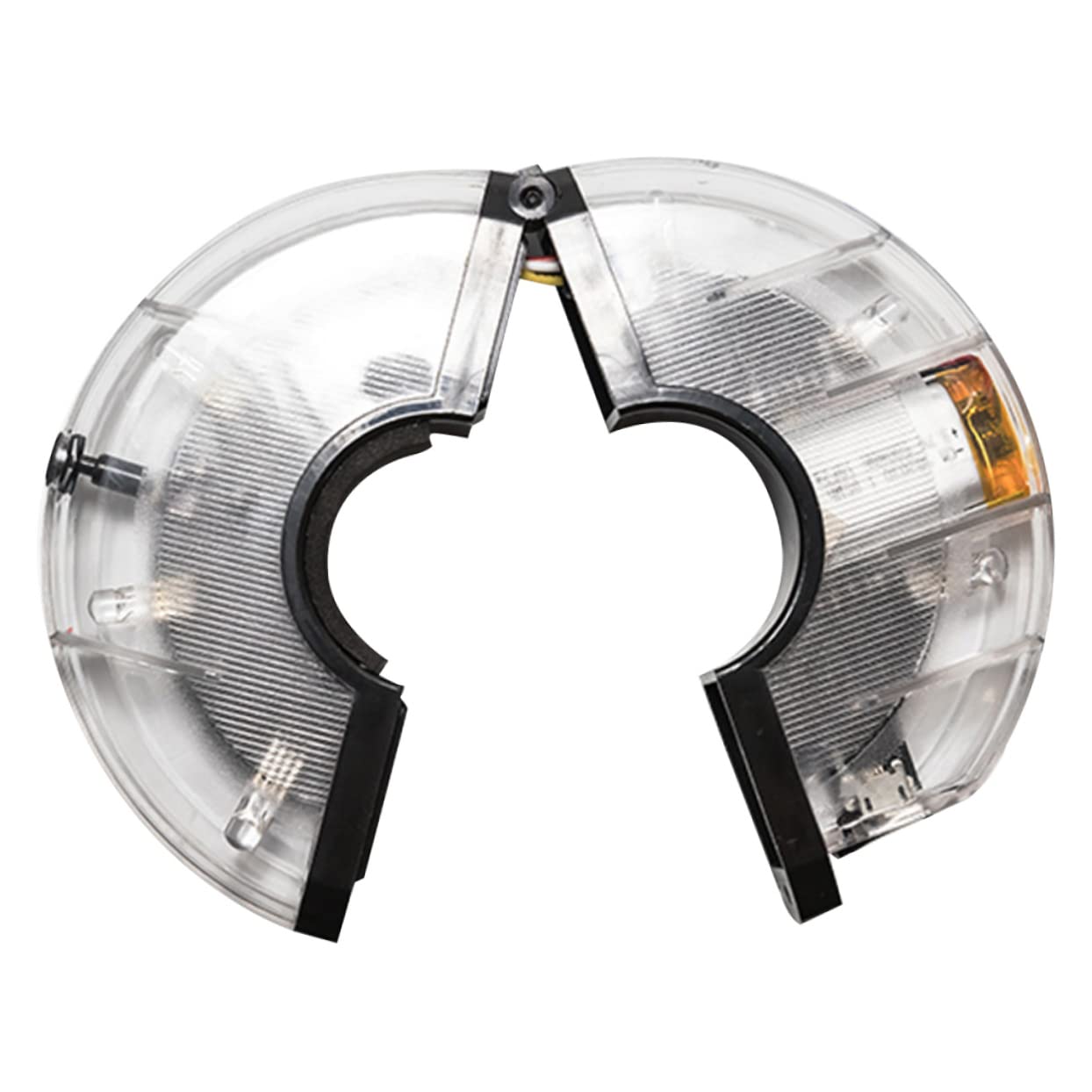 SUPVOX LED Vélo Étanche Voyant D'avertissement Voiture Vélo Lumière Feux De Vélo pour Roues Feux De Roue De Vélo Voyant Vélo Accessoires De Vélo Silver Plastique