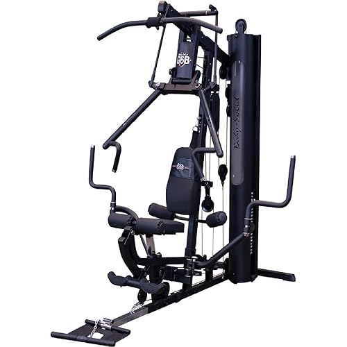 Body-Solid (G6B) Bi-Angular Multi-Station Gym, Arm & Leg Strength Training Equipment, Functional Exercise Workout Station for Weight Lifting and Bodybuilding, 210 lb Weight Stack