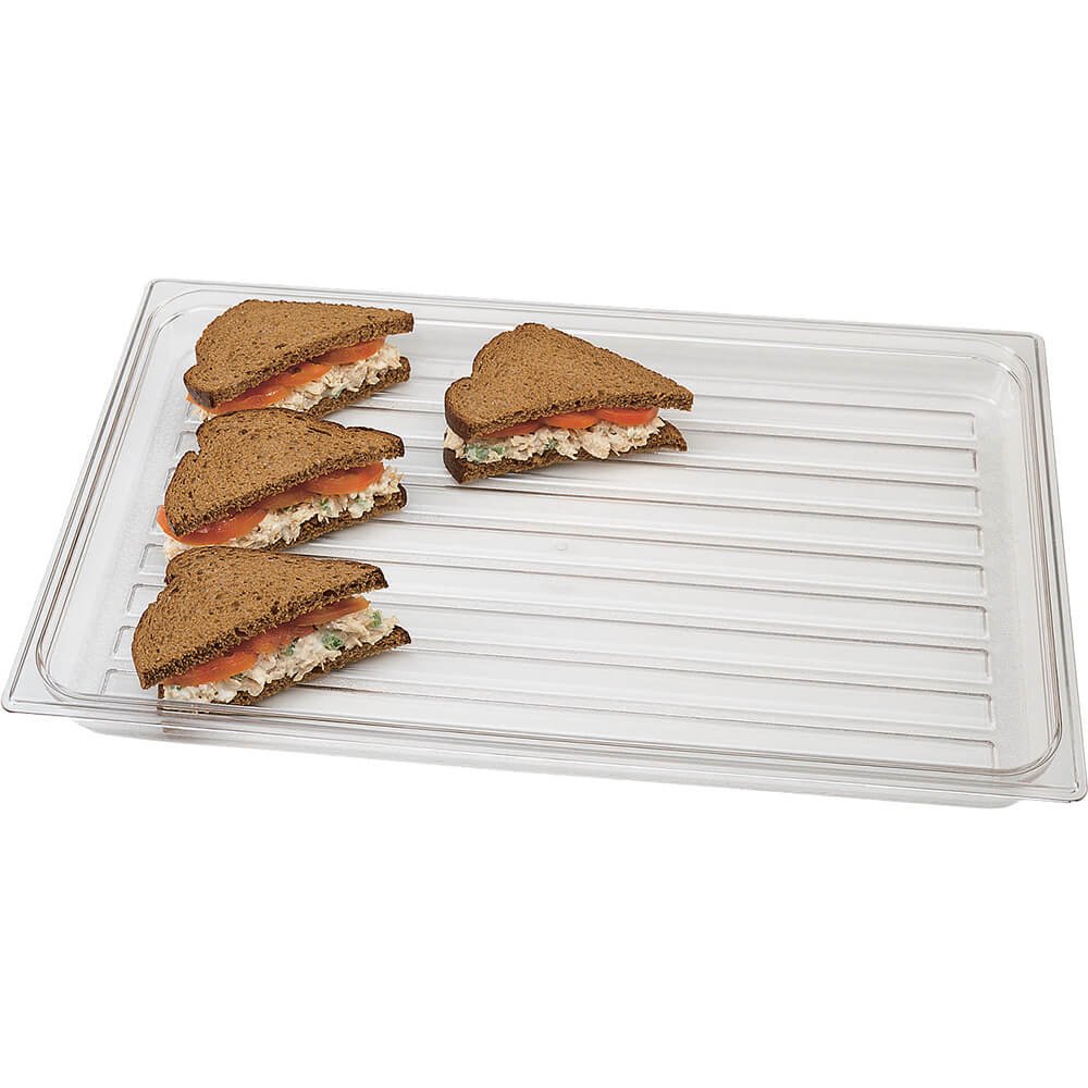 Display Tray by Cambro – 12" x 12" x 20", Polycarbonate, Clear, Model DT1220CW135