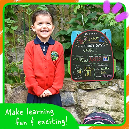 Funcils 10 Liquid Chalk Markers For Chalkboard - Window Markers For Glass, Blackboard, Car, Mirror - 6Mm Ink Tip Washable, Chalkboard Markers Erasable, Neon Chalk Pens For Dry Erase Chalk Board Paint #TOP3