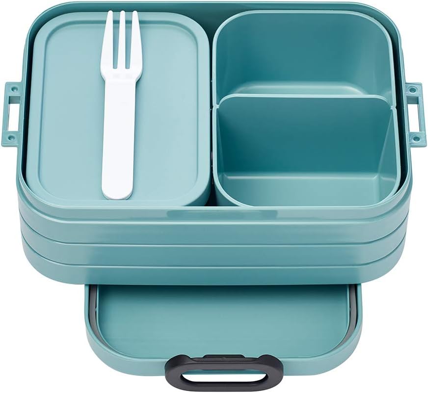 Mepal900ML Bento Lunch Box Take A Break Medium Nordic Green