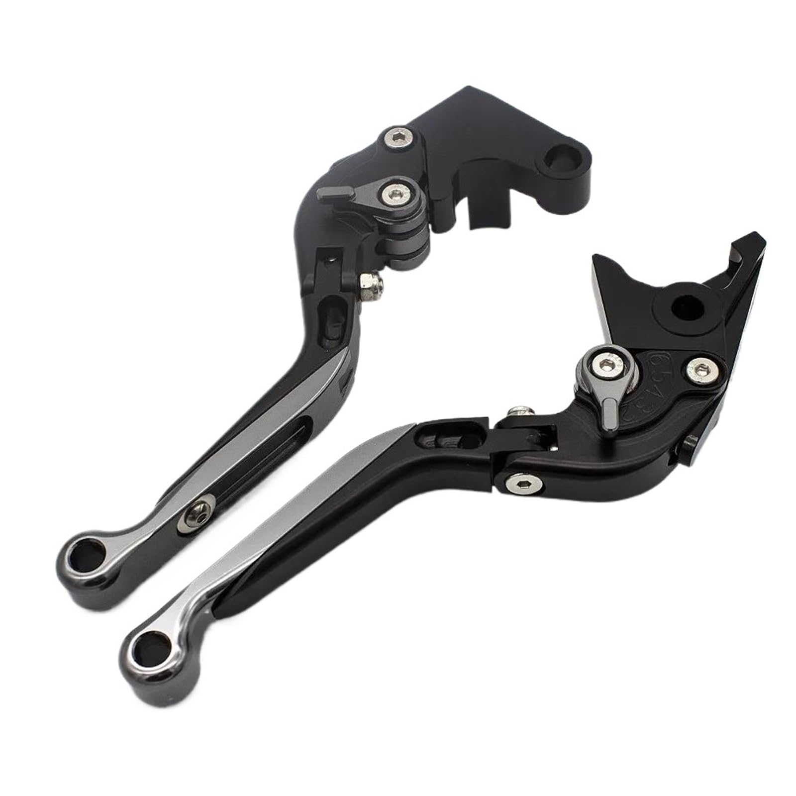 KKMNAIF for BMW for C400GT C400X 2018-2023 Adjustable Motorcycle Folding Extendable Brake Clutch Lever Motorcycle Brake Lever(Gray)