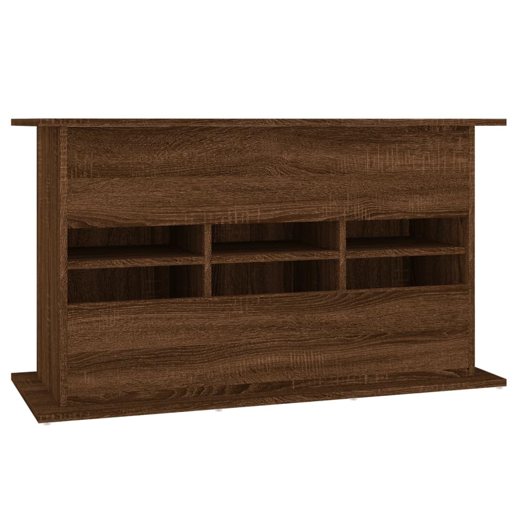 vidaXL Soporte de Acuario Madera ingeniería marrón Roble 101x41x58 cm
