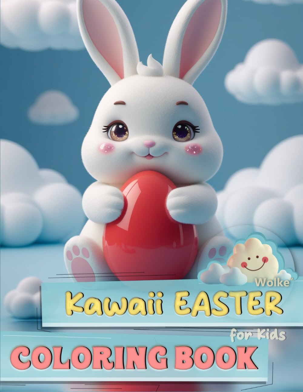 Kawaii EASTER Coloring Book for Kids: 40 Fun and Cute Easter Designs