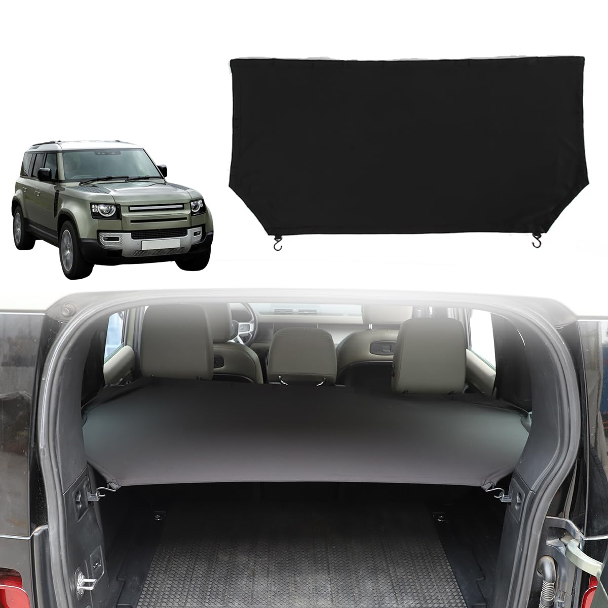 Amazon.com: Trunk Cargo Cover for Land Rover Defender 110 Amazon.com: Trunk Cargo Cover for Land Rover Defender 110