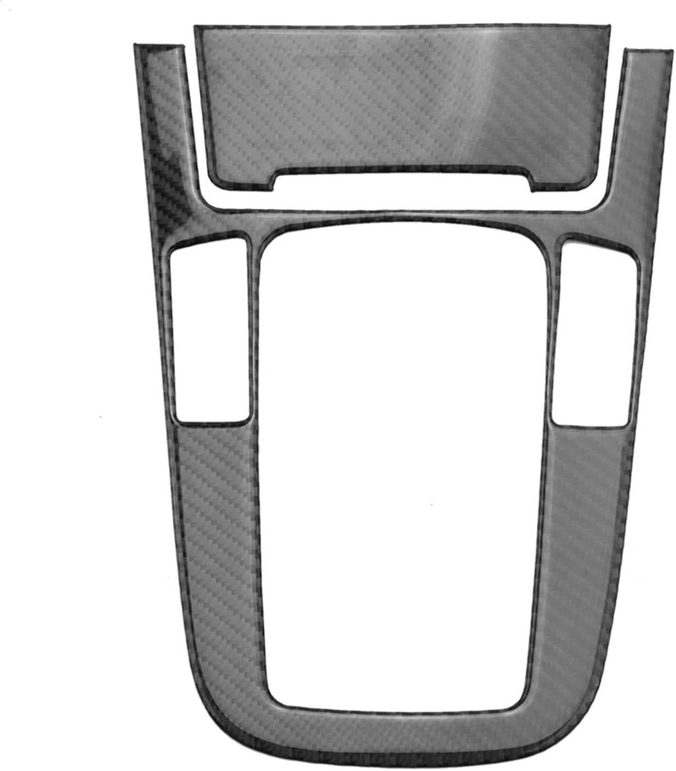 ABS Carbon Fiber Style Console Armrest Gear Shift for Panel Cover Trim, for A=UDI A5 A4 B8 Q5 2009-2016