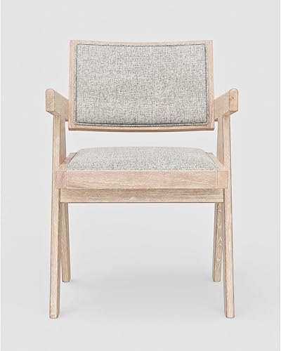 Miniatura 3 de Alpine Furniture Raquel - Juego de 2 sillas auxiliares de comedor en madera natural