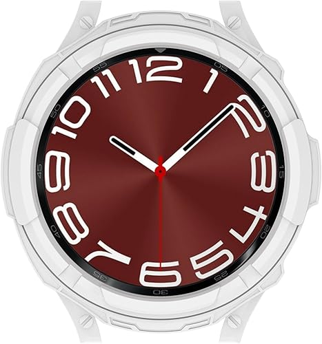 Miniatura 5 de Accesorios para Samsung Galaxy Watch 6 Classic 1.693 in 1.850 in resistente TPU Armor Case Cover Case Cover + bisel Ring Dial Protector Funda Marco