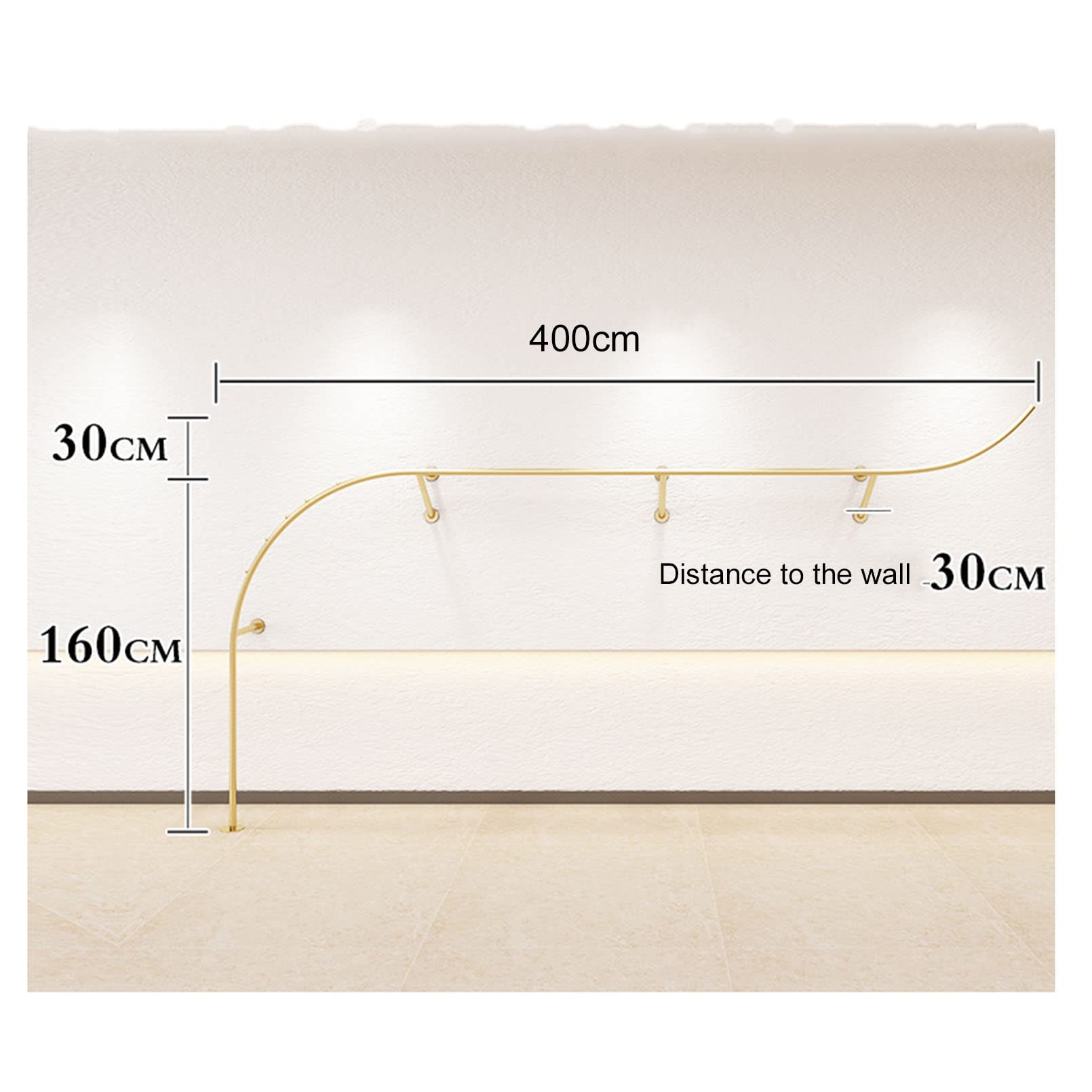Présentoir Vêtements Sur Pied Métal - Porte-Cintres Mobile 80x130cm Pour Boutique Ou Maison